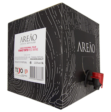 AREÃO Touriga Franca, Aragonê, Syrah CZERWONE WYTRAWNE PORTUGALIA POJ.  5L