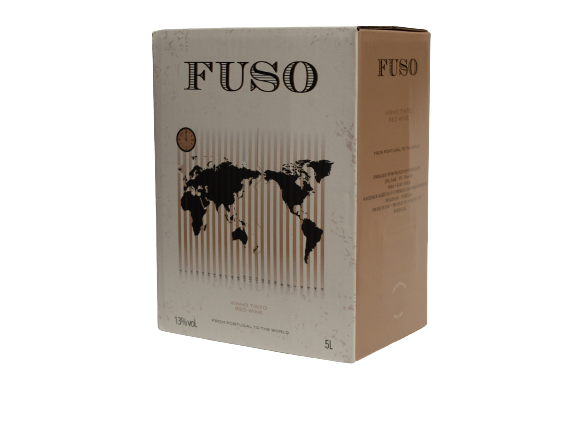 Fuso czerwone wytrawne PORTUGALIA poj. 5l