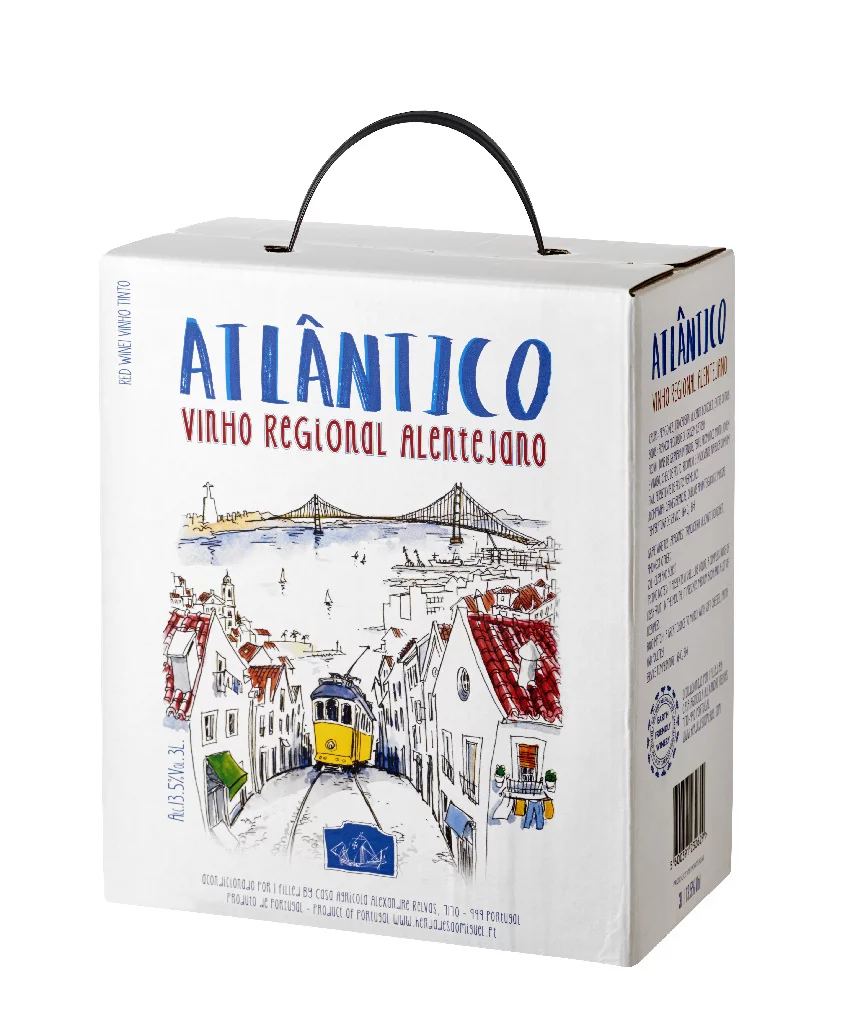 Atlantico czerwone wytrawne PORTUGALIA poj. 3L